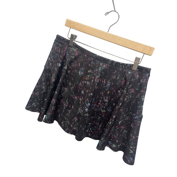 Athleta Black Paint Spattered Match Point Skort - Picture 4 of 9